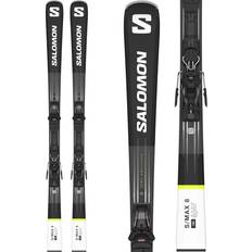 Black Downhill Skis Salomon Skis + M 10 GW Bindings 2024 - Black