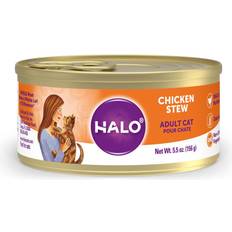 Halo Pets Holistic Grain Free Adult Chicken Stew Canned Cat Food