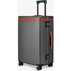 Carl Friedrik Cognac/grey The Check-In Suitcase 65cm