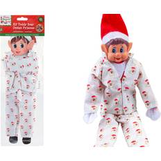 White Sleepwear Elf Teddy Bear Pyjamas White