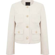 Women - Wool Jackets Phase Eight Ripley Boucle Jacket - Ivory