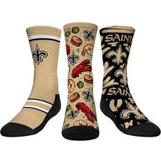 Rock Em Socks Youth New Orleans Saints Fan Favorite Three-Pack Crew Set (200837822)