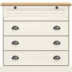 vidaXL Vigo White Chest of Drawer 80x76cm