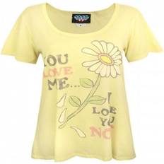 JUNK FOOD Womens/Ladies You Love Me Love You T-Shirt