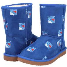 Cuce Women's Blue New York Rangers Allover Logo Boots