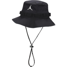 Elastane/Lycra/Spandex Hats Nike Jordan Apex Bucket Hat - Black/White