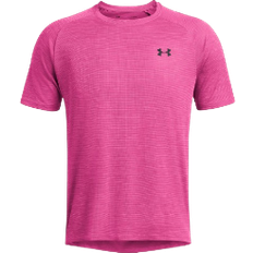 Under Armour Sportswear Garment Tops Under Armour Men's UA Tech Textured Short Sleeve T-shirt - Astro Pink/Black