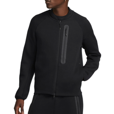 Nike Denim Jackets - Men Outerwear Nike Men's Sportswear Tech Fleece Bomber Jacket - Black