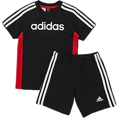 Other Sets Children's Clothing Adidas Junior Linear T-shirt & Shorts Set - Black