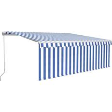 vidaXL Manual Awning with Roller Blind LED 400x300cm