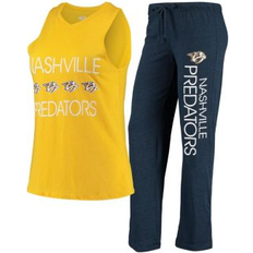 Concepts Sport Women's Gold/Navy Nashville Predators Meter Tank Top & Pants Sleep Set