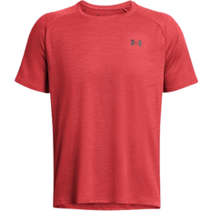 Under Armour Tech Textured Short Sleeve T-shirt - Red Solstice/Black