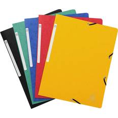 Exacompta Elasticated Folders without Flaps 240x320mm 5-pack