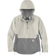 Carhartt Women's Rain Defender Loose Fit Lightweight Packable Anorak - Malt/Asphalt