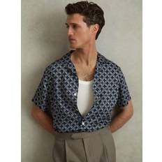 Clothing Reiss Tintipan Short Sleeve Cuban Flower Shirt