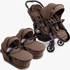 ICandy Extendable Sun Canopy - Sibling Strollers Pushchairs iCandy Peach 7 Twin Pram