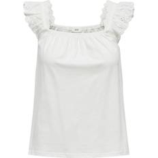 JdY Vanja Top - White/Cloud Dancer