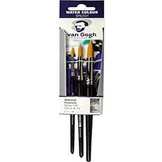 Van Gogh Golden Synthetic Watercolor Brushes Set of 3