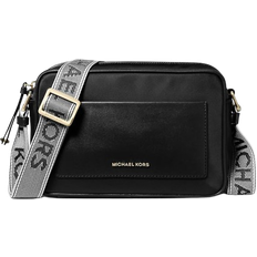 Michael Kors Jet Set Large Garbardine Crossbody Bag - Black