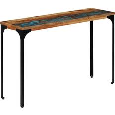 Multicoloured Console Tables vidaXL Reclaimed Solid Wood Multicolored Console Table 35x120cm