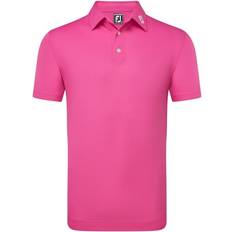 Clothing FootJoy Stretch Pique Solid Halbarm Polo pink