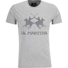 La Martina T- Shirt grau graumeliert