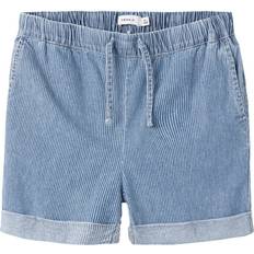 Name It Kid's Baggy Denim Shorts - Medium Blue Denim
