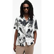 Men - Viscose Shirts AllSaints Frequency Printed Relaxed Fit Shirt