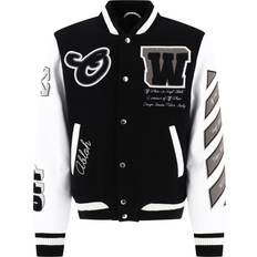 Wool Jackets Off-White "Varsity" Bomber Jacket