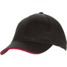 Chef Works Cool Vent Baseball Cap, Black/Red