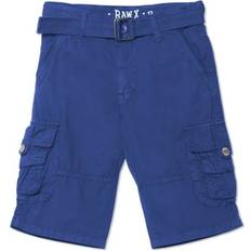 XRay Big Boys Belted Twill Cargo Shorts Royal blue