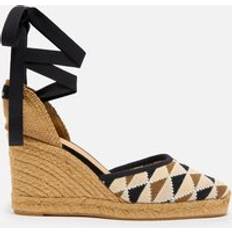 Castañer Women's Cilia T Wedged Espadrilles Tostado/Multi/Taupe Beige