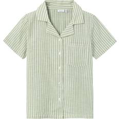 Name It Kid's Regular Fit Shirt - Oil Green (13229483)