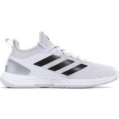 45 ⅓ Racket Sport Shoes Adidas Adizero Ubersonic 4.1 Clay - Cloud White/Core Black/Matte Silver