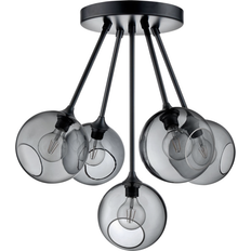 Design by us Ballroom Molecule Black/Grey Ceiling Lamp