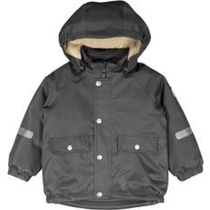 Polarn O. Pyret Pile Lined Insulated Winter Parka - Asphalt (6MOS-25350