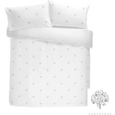 Appletree Dot Garden Duvet Cover White (200x137cm)