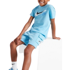 Children's Clothing Nike Double Swoosh T-Shirt/Shorts Set - Blue