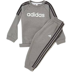 Adidas Toddler Linear Crew Tracksuit - Grey