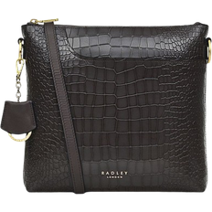 Radley Pockets 2.0 Medium Faux Croc Cross Body Bag - Thunder