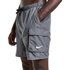 Recycled Fabric Swimming Trunks Nike Men's Cargo Swimming Trunks - Grey
