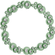 Georg Jensen Daisy Necklace - Silver/Green