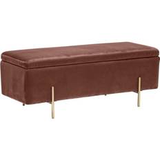 Gold Benches LPD Furniture Lola Pink Bench