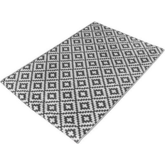 Dreamscene Geometric Rug Large Garden Grey, White 120x170cm