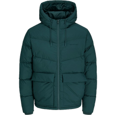 Jack & Jones Down Jacket - Green/Magical Forest