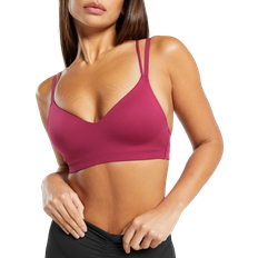 Gymshark Strappy Back Light Support Sports Bra - Raspberry Pink