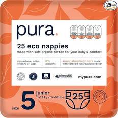 Pura Baby Eco Nappies Size 5 11-25kg 25pcs