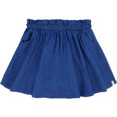 Deux par Deux Chambray Shorts - Blue