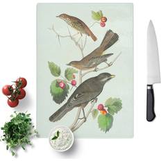 East Urban Home Tempered Glass Selection of Birds By John James Audubon Chopping Board 28.5cm