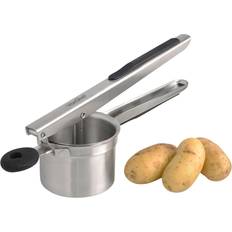 Silver Potato Mashers VonShef Soft Grip Potato Masher 32cm